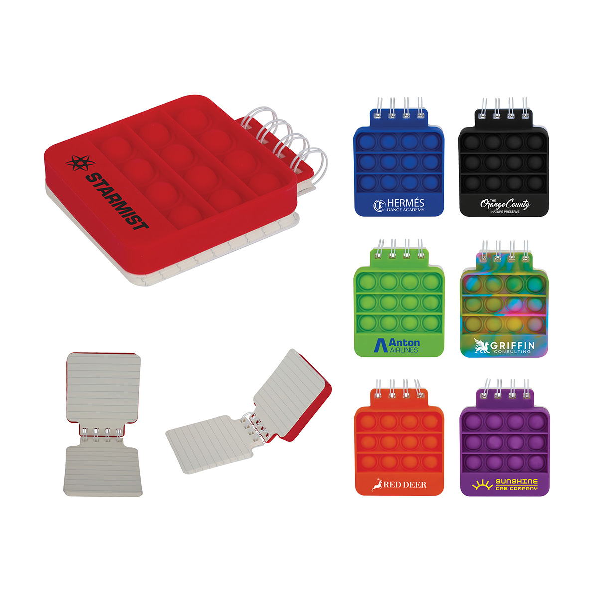 Picture of Dimple Silicone Push Pop Notebook