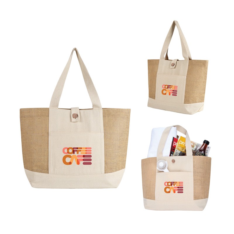 Picture of Emma Jute and Cotton Shopper Tote
