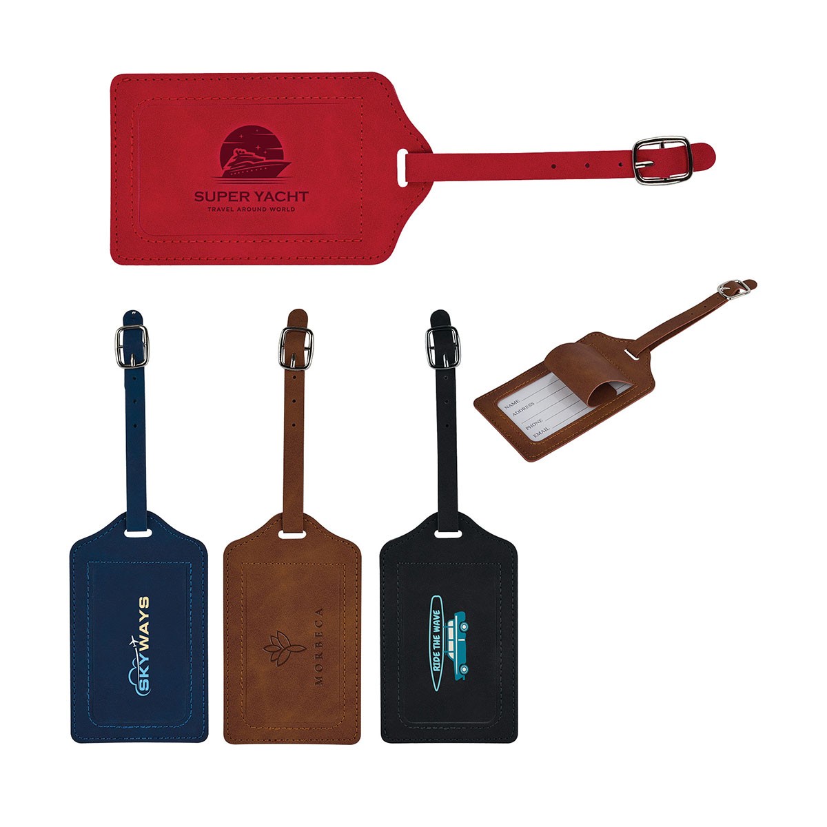 Picture of Hawthorne Recycled PU Luggage Tag