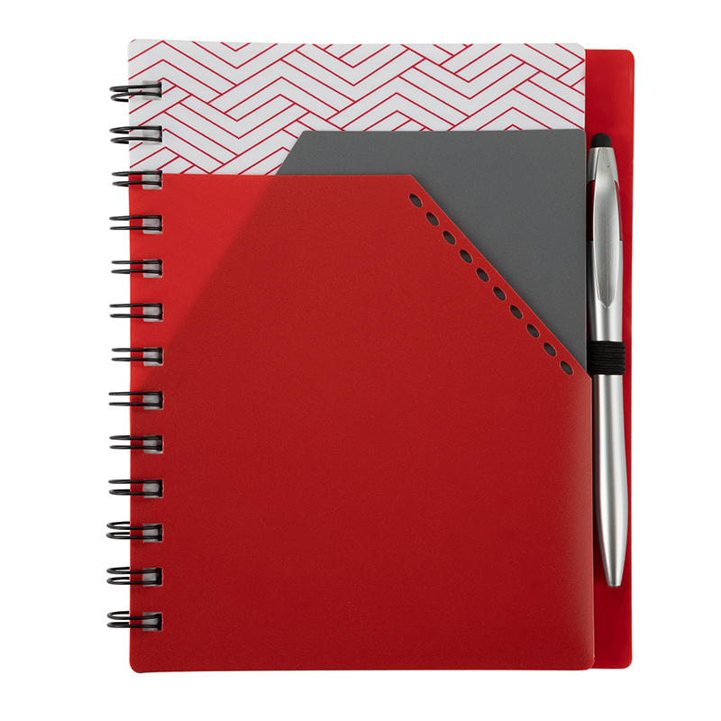 Picture of Trapezoid Junior Notebook w/ Stylus Pen