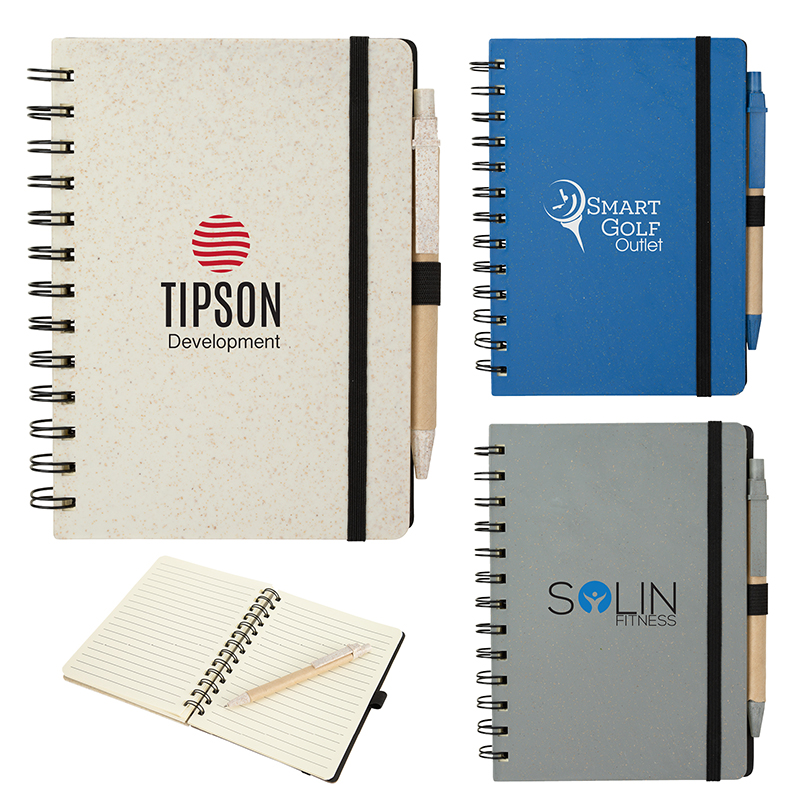 Picture of Venture Junior Wheatstraw Notebook & Pen