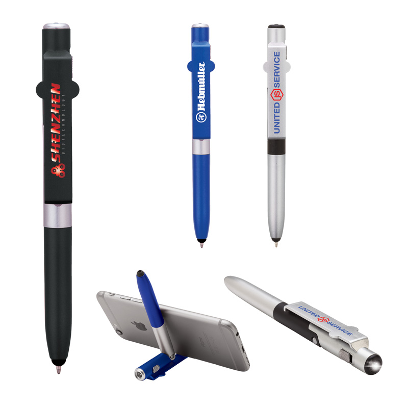 Picture of Madison 4-in-1 Ballpoint Pen / LED / Phone Stand / Stylus