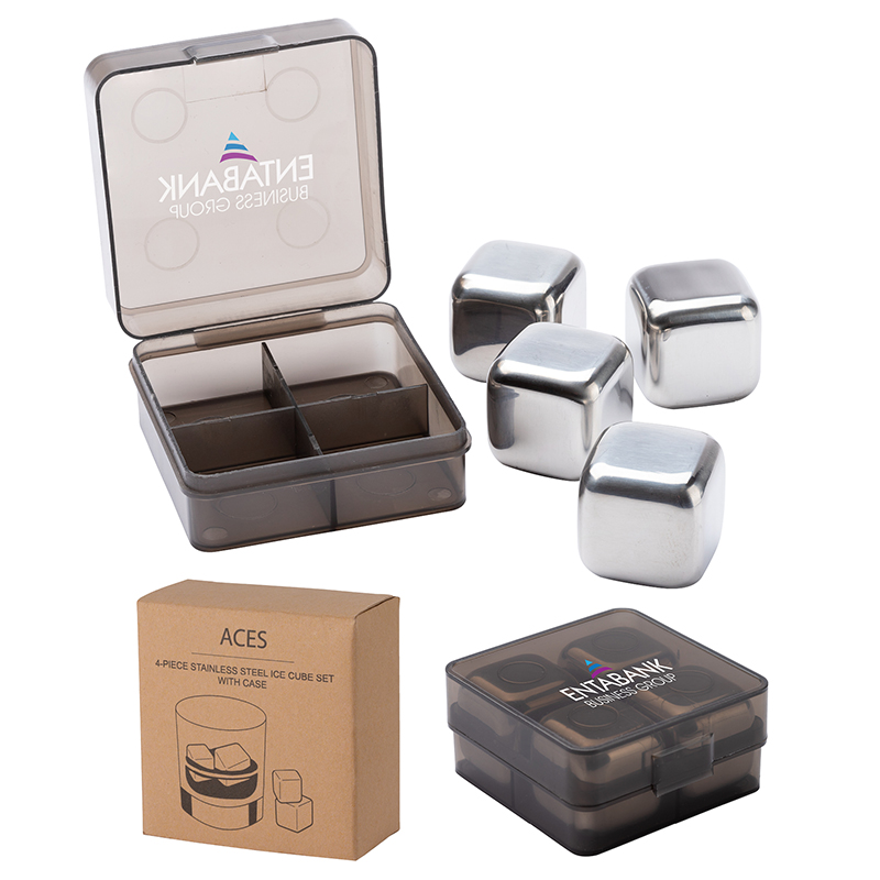 Picture of Aces 4-Piece Ice Cube Set
