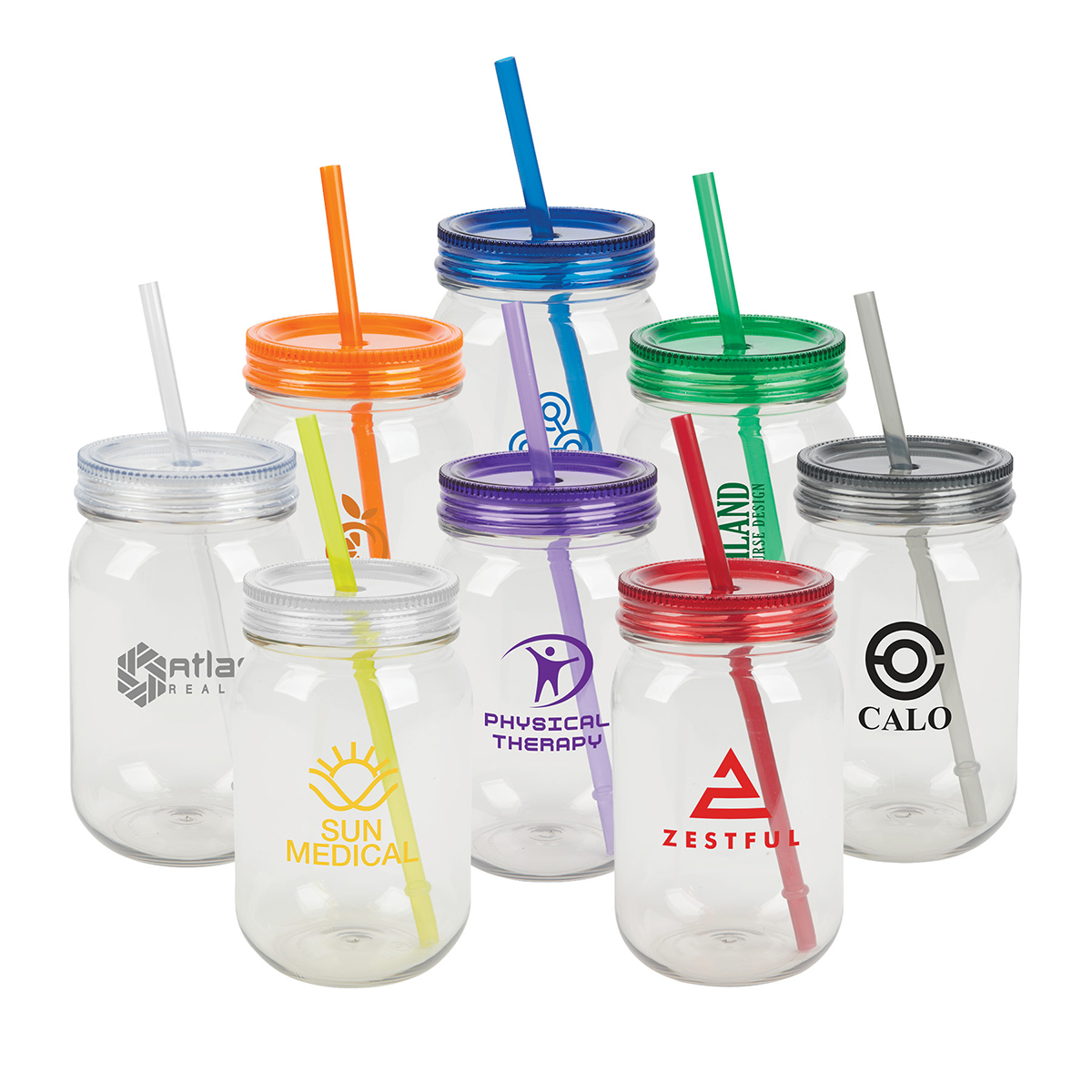 Picture of Bootlegger II 27 oz. RPET Mason Jar Tumbler