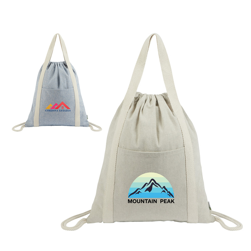 Picture of Renew II 9 oz. Recycled Cotton Drawstring Bag