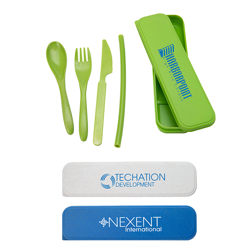 Picture of Alameda Wheat Straw Cutlery Set