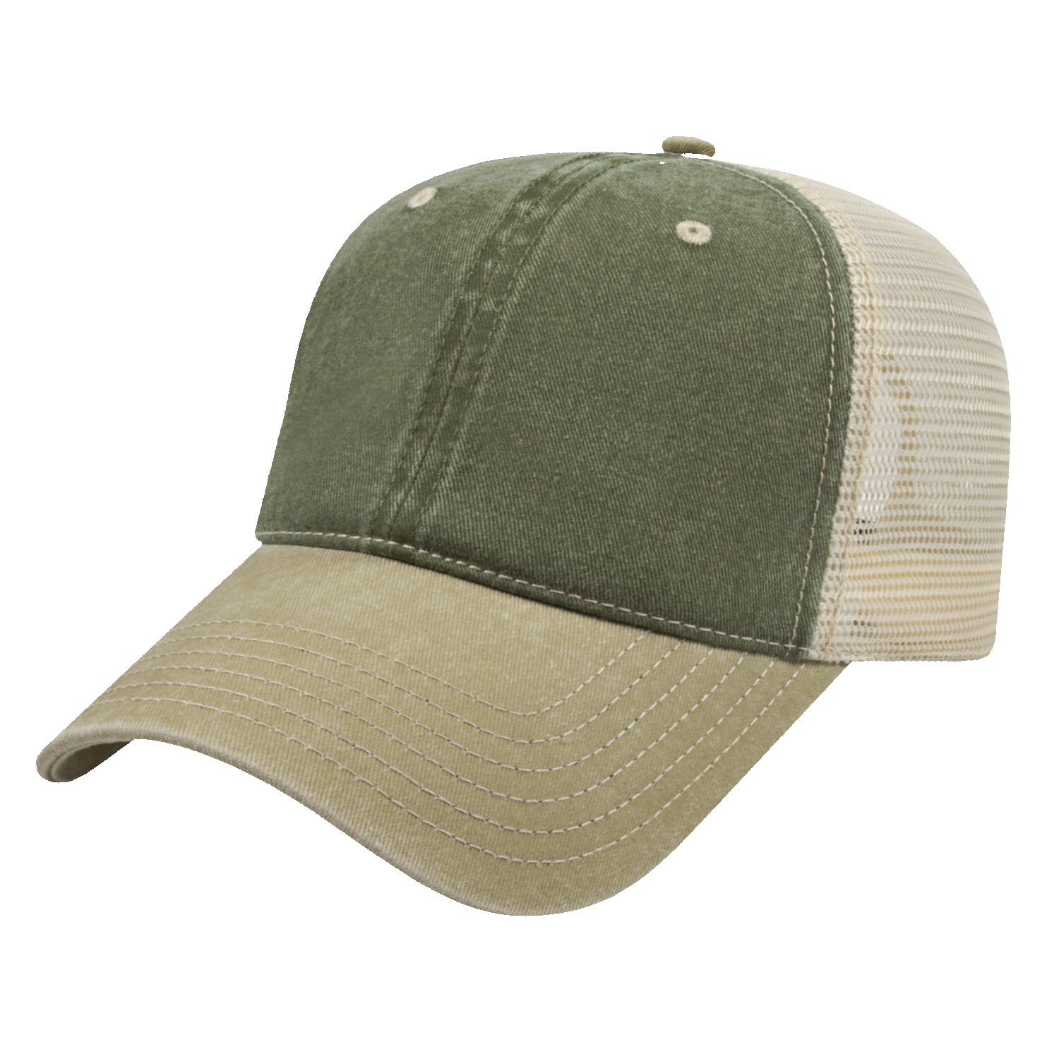 Picture of Washed Pigment Dyed Trucker Cap