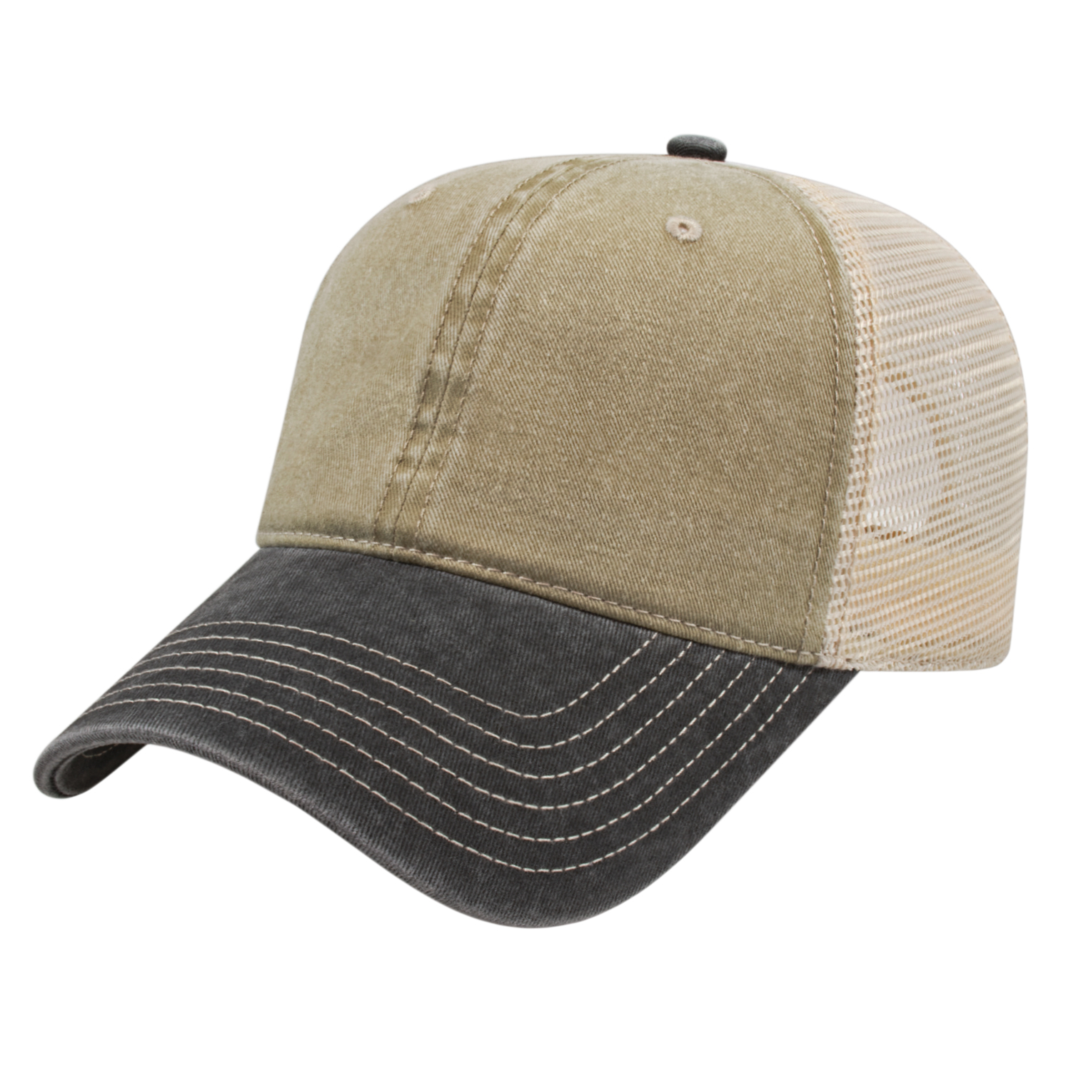 Picture of Washed Pigment Dyed Trucker Cap