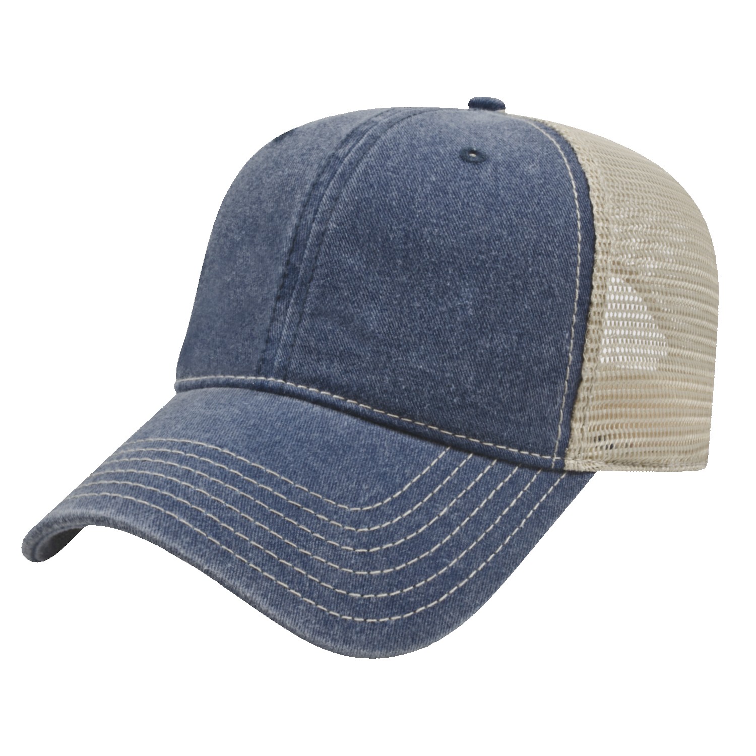 Picture of Washed Pigment Dyed Trucker Cap