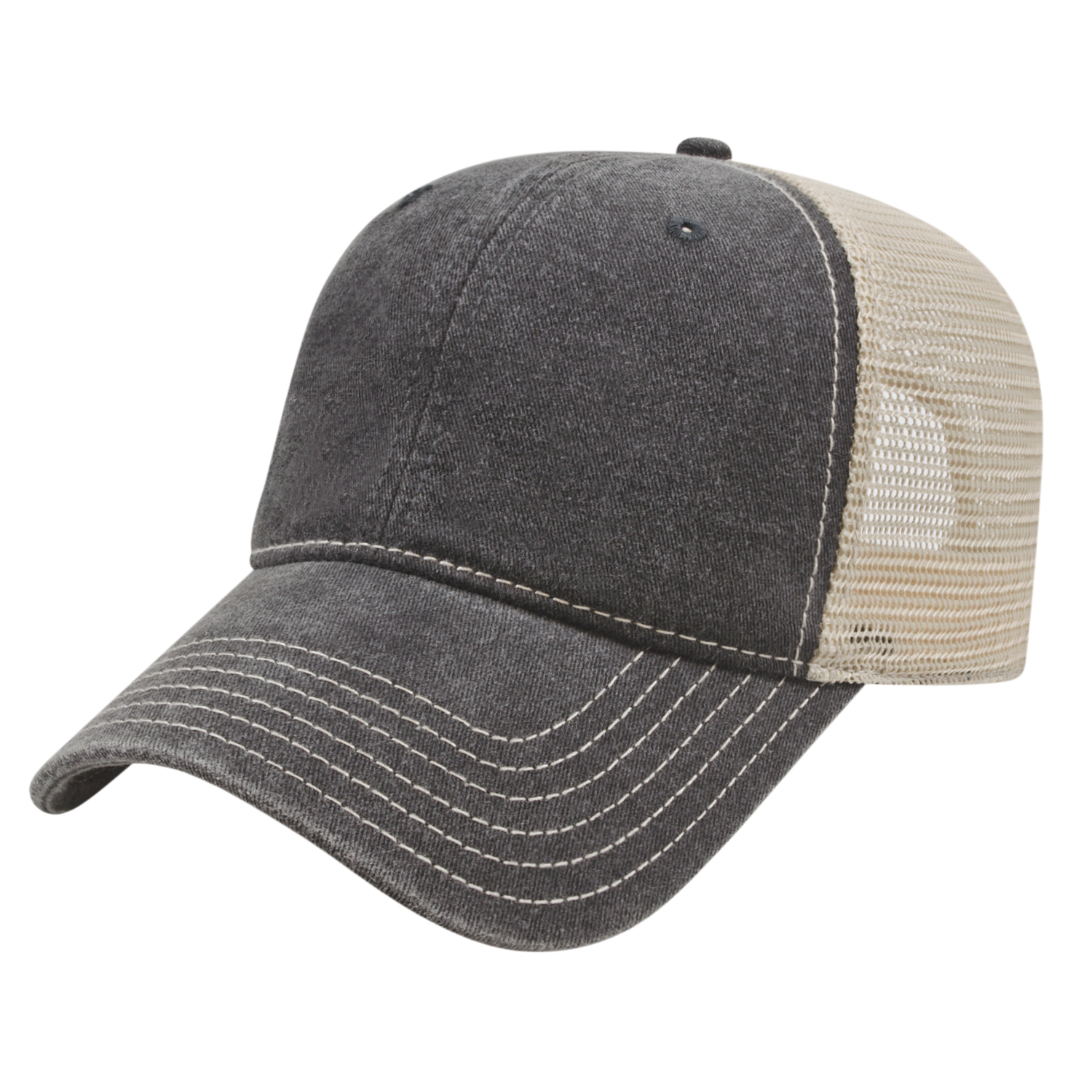 Picture of Washed Pigment Dyed Trucker Cap