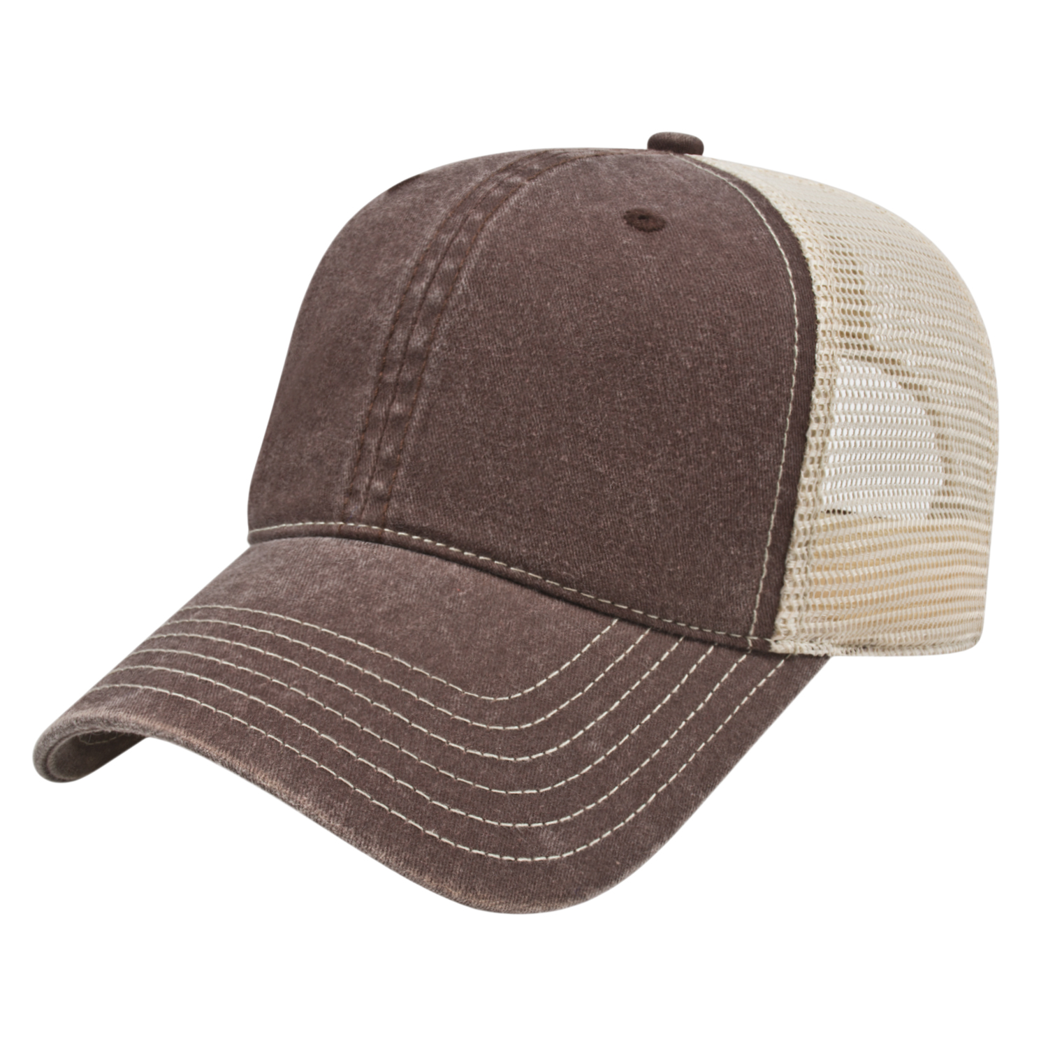 Picture of Washed Pigment Dyed Trucker Cap