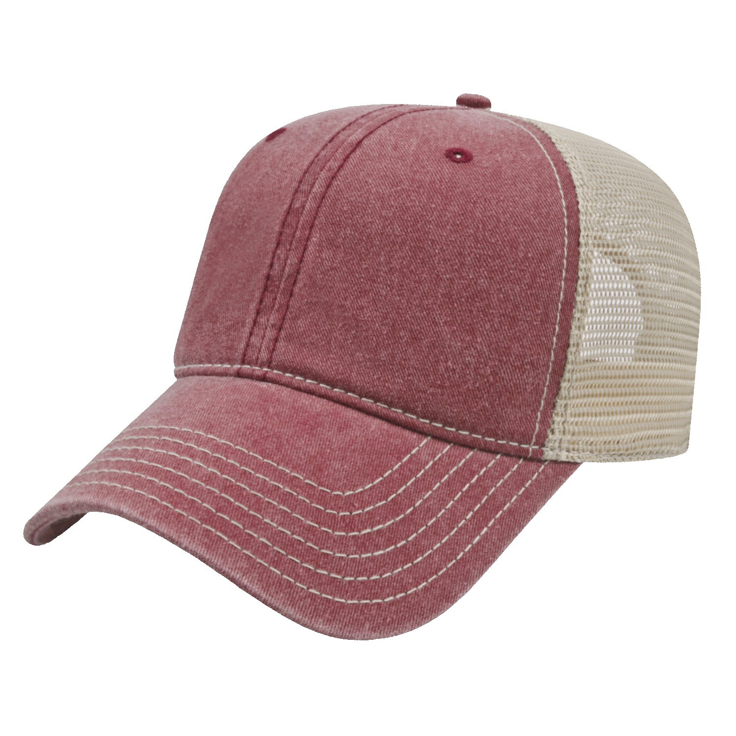 Picture of Washed Pigment Dyed Trucker Cap