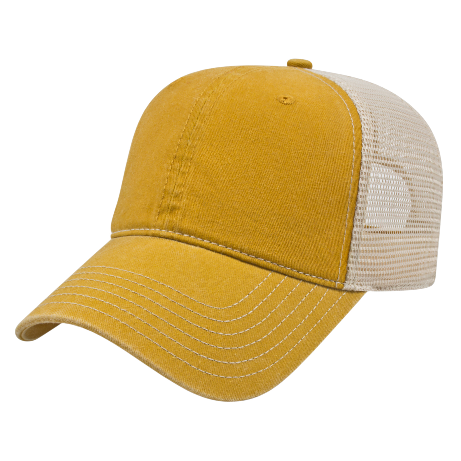 Picture of Washed Pigment Dyed Trucker Cap