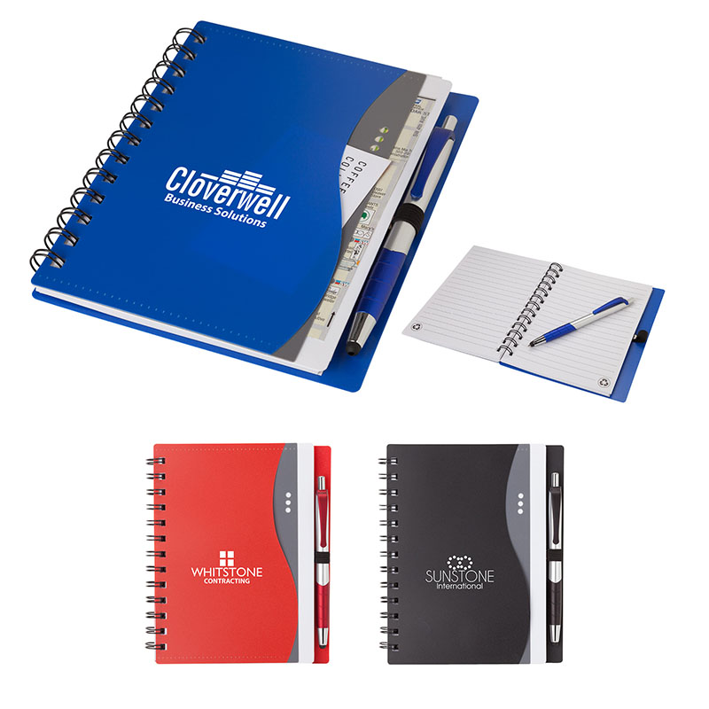 Picture of Bellevue Junior Notebook w/Stylus Pen