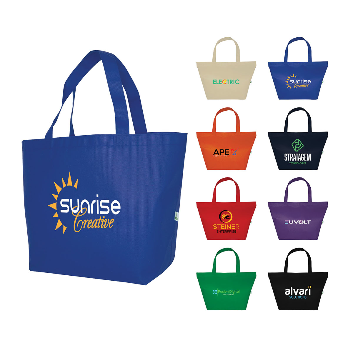Picture of Naomi Non-Woven Recycled Gussetted Tote Bag