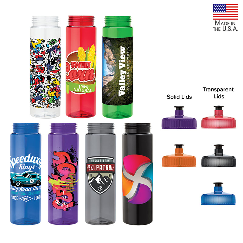 Picture of Newport 25 oz. PET Bottle with Pull Spout Lid