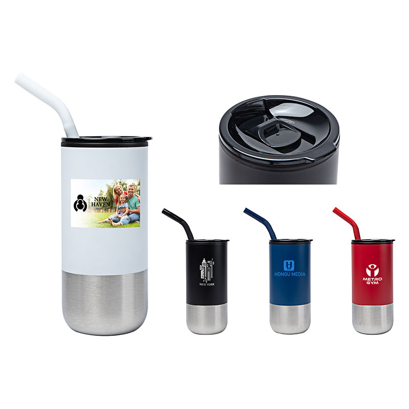 Picture of Emmett 18 oz. Double Wall Steel/PP Liner Tumbler