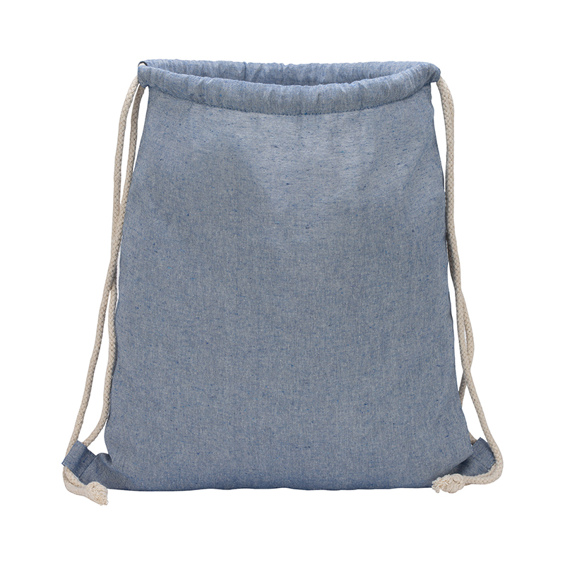 Picture of Huron Recycled Cotton Drawstring Tote