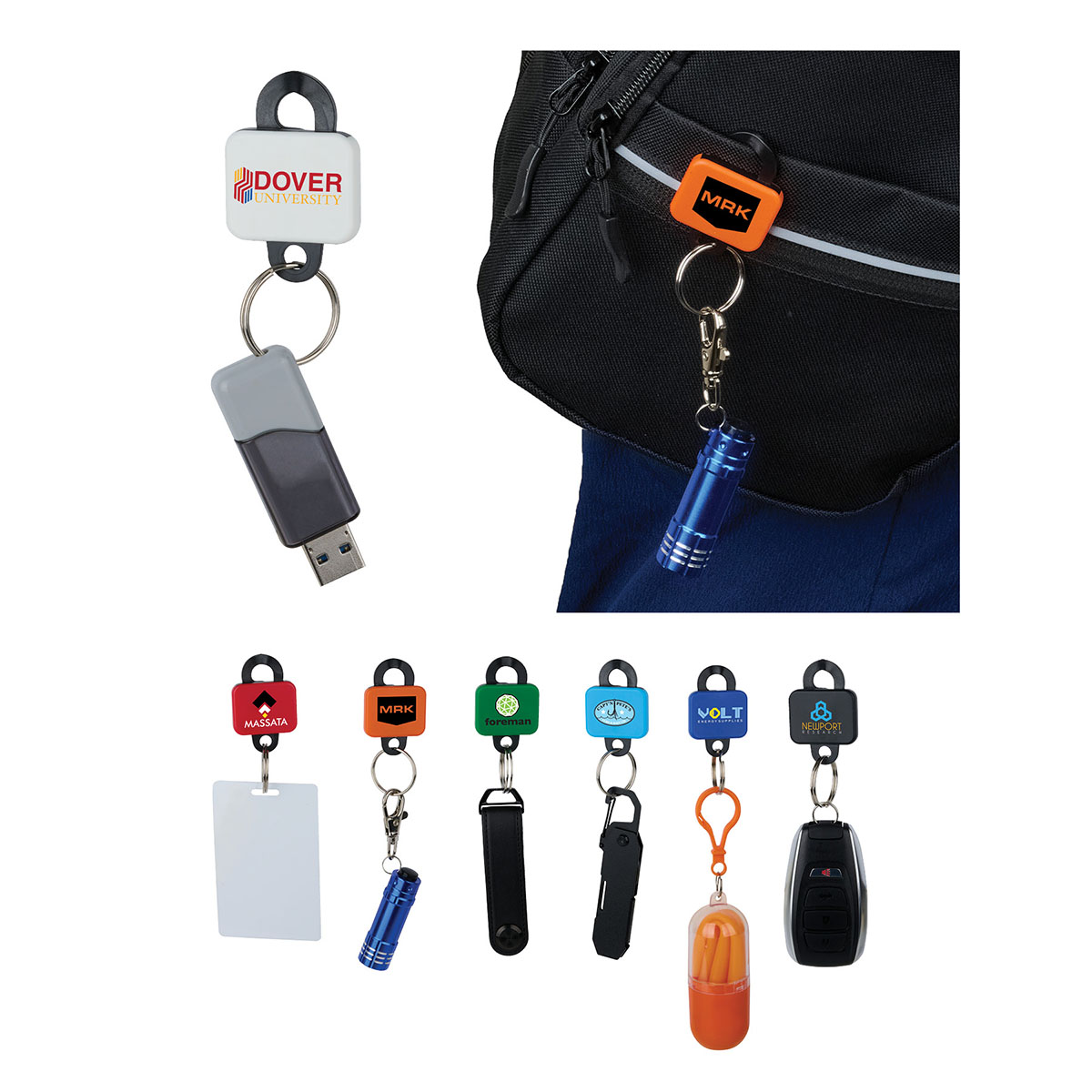 Picture of EZ-Clip Multi-Purpose Keyring / Clip