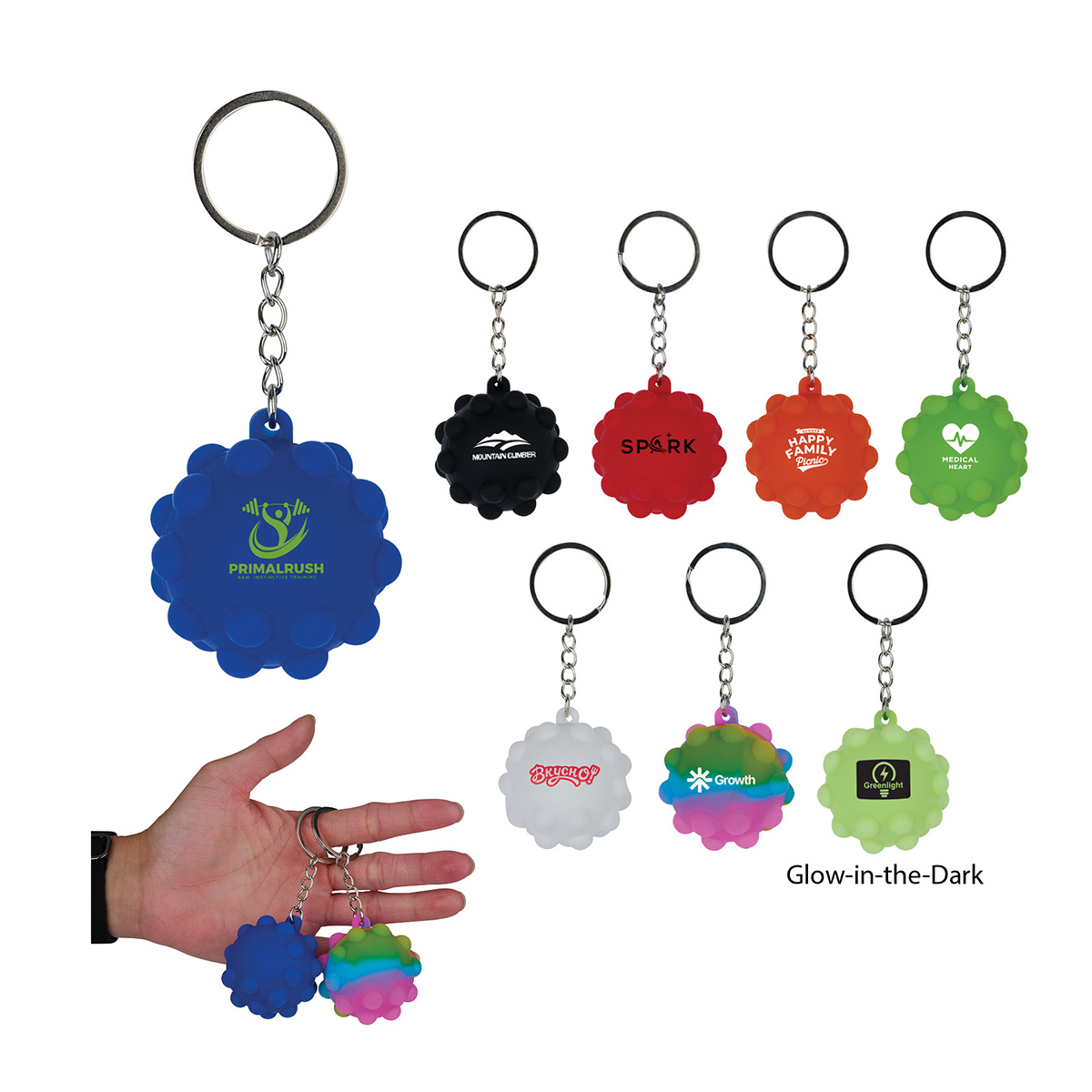 Picture of Lala Push Pop Ball Keyring