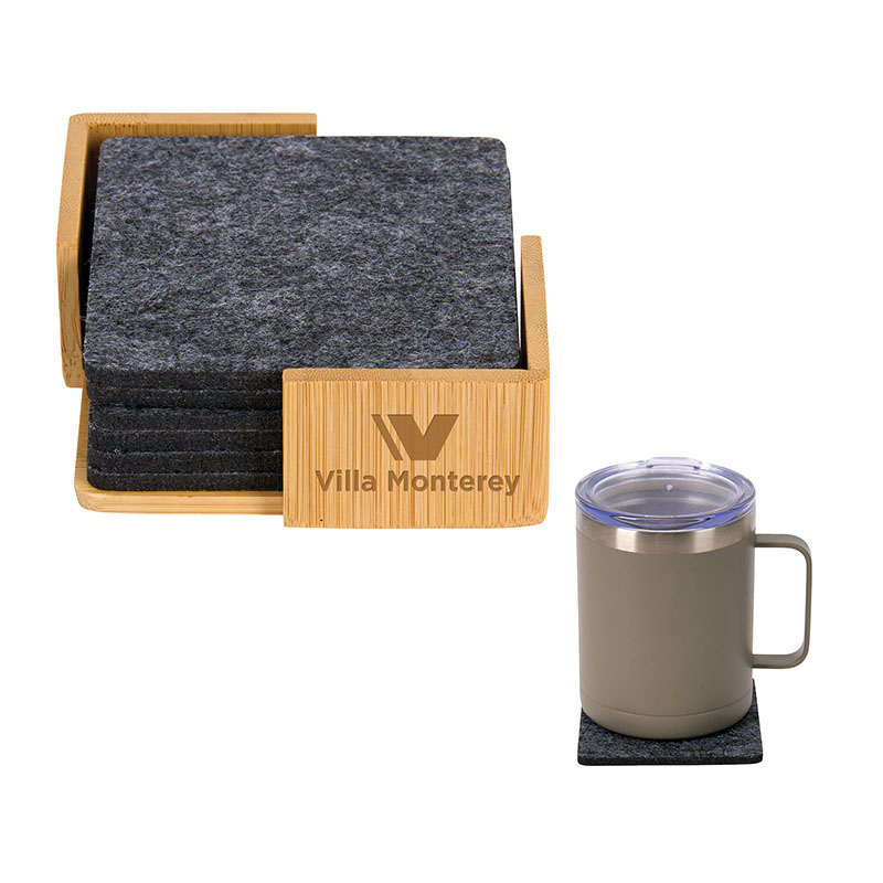 Picture of Redmond 6pc Recycled Felt Coaster Set