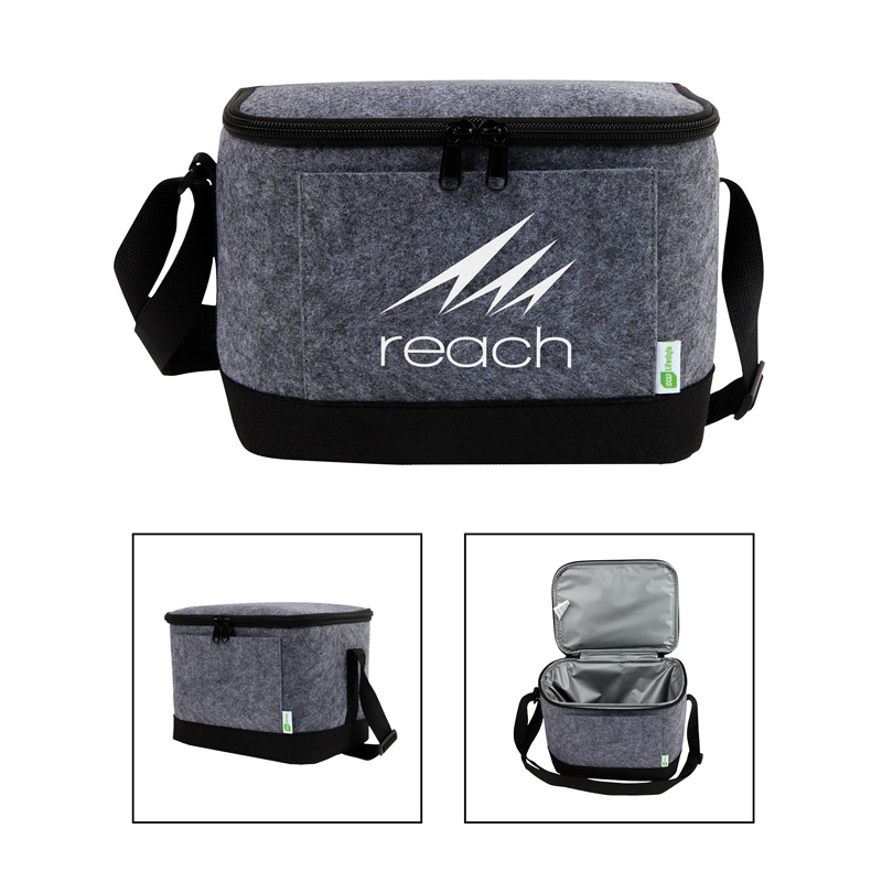 Picture of Echo RPET Felt 9-Can Lunch Cooler