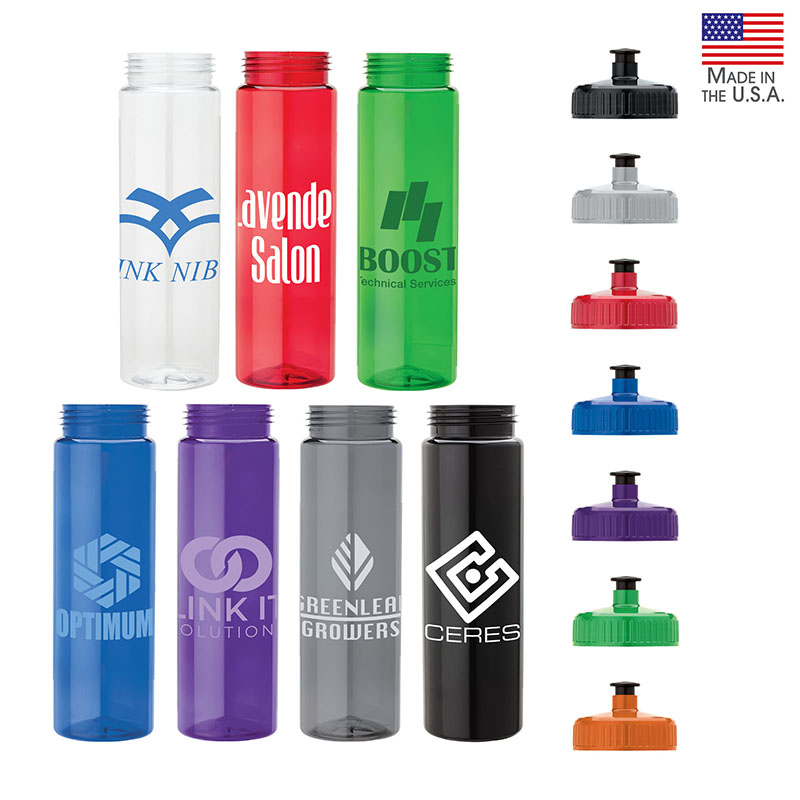 Picture of Newport 25 oz. PET Bottle with Pull Spout Lid