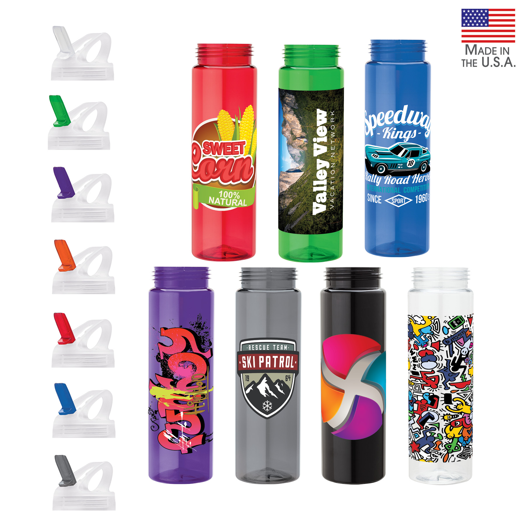 Picture of Newport 25 oz. PET Bottle with Flip Spout
