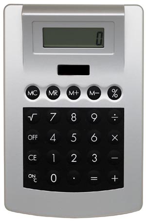 Picture of Rubber-Touch Desk Top Calculator