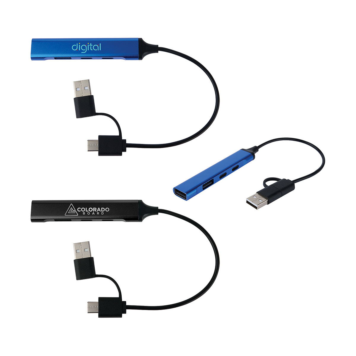 Picture of Elio Aluminum 4-Port USB-A & C Hub