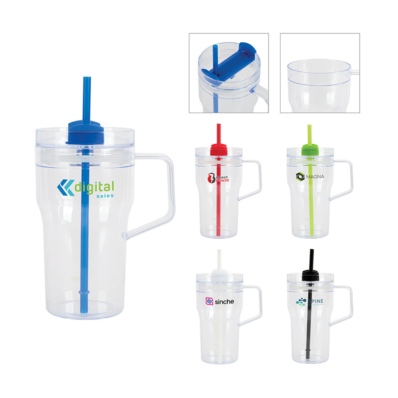 Picture of Elliott 20 oz. Clear AS Travel Mug
