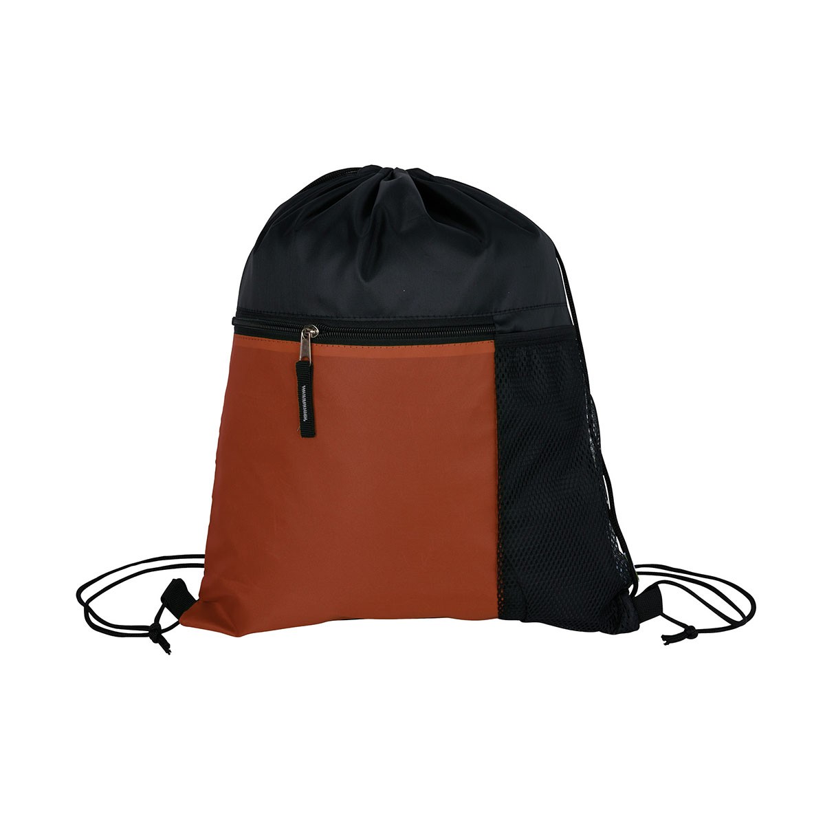 Picture of Manchester Recycled (RPET) Drawstring Bag With Zippered & Mesh Pockets