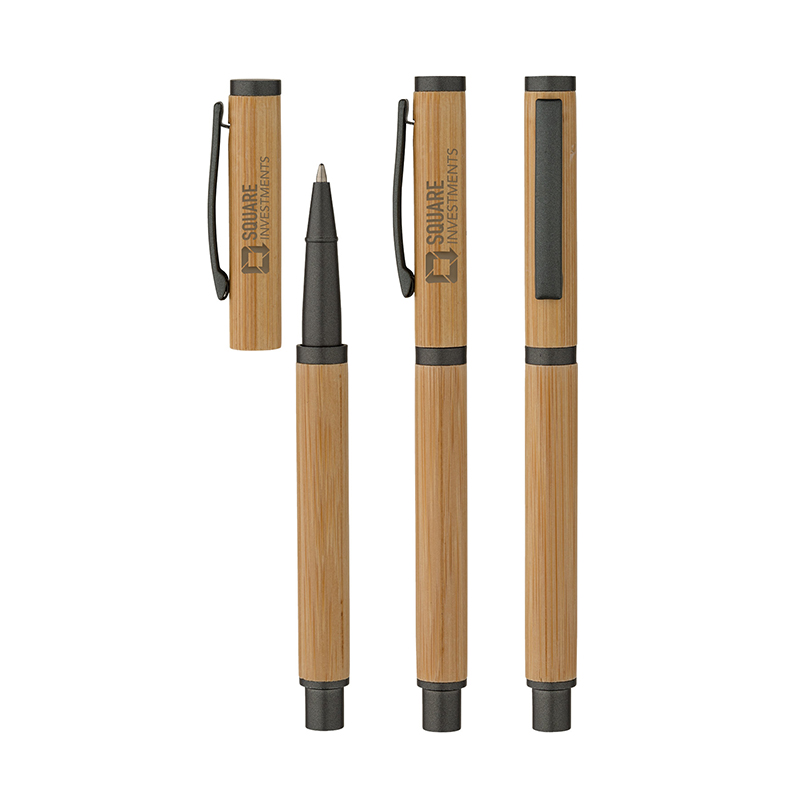 Picture of Hana Bamboo Cap-Off Ballpoint Pen