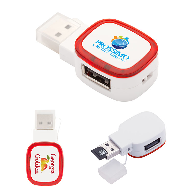 Picture of Tapa I Dual-Port USB 2.0 Hub / Reader