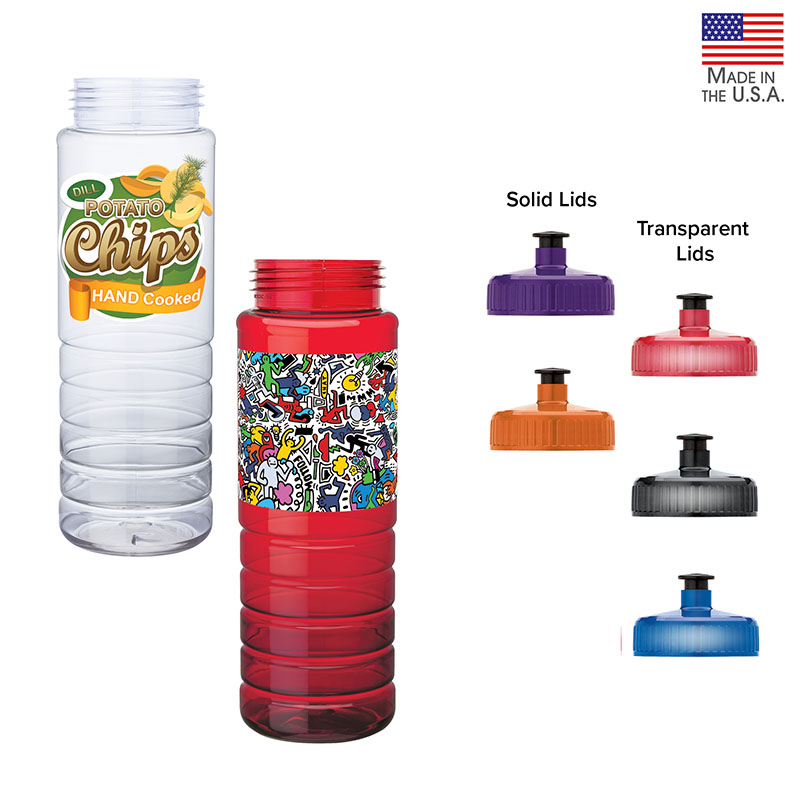 Picture of Malibu 26 oz. PET Bottle with Pull Spout Lid