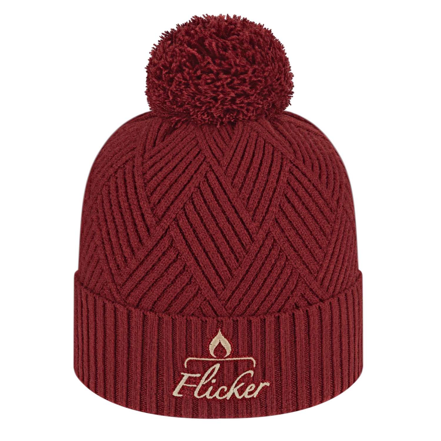 Picture of Premium Diagonal Weave Knit Cap With Cuff