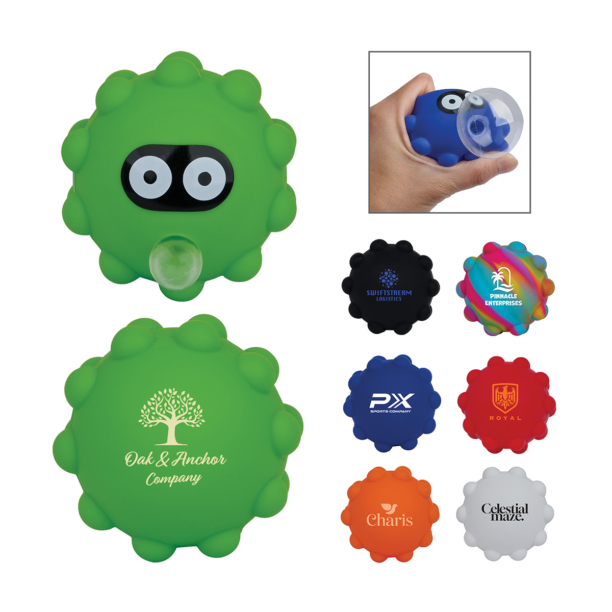 Picture of Bubu Bubble-Blowing Push Pop Ball