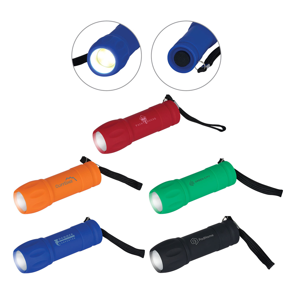 Picture of Kris Rubberized COB Flashlight