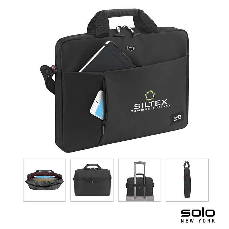 Picture of Solo New York Lead Slim Briefcase