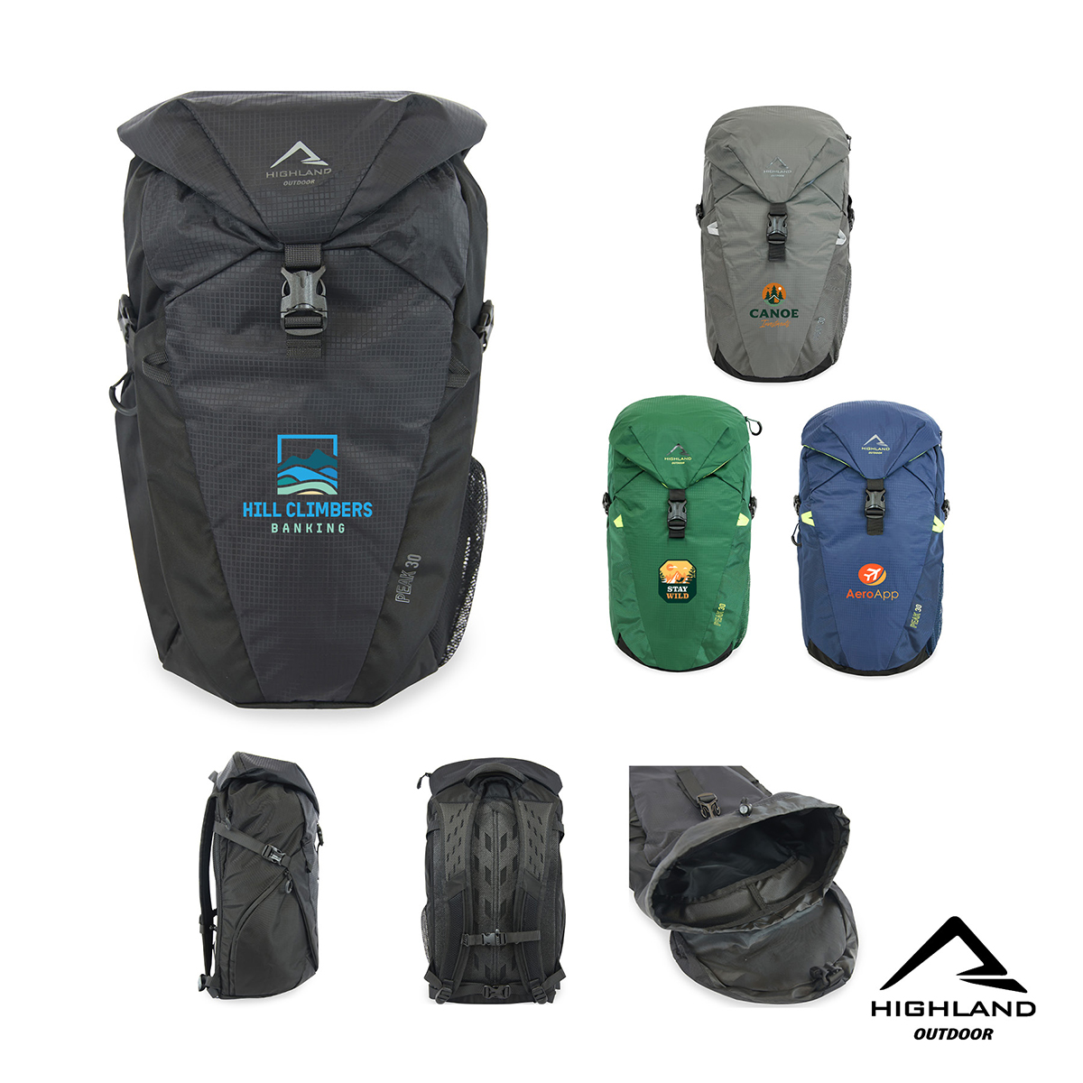 Picture of Highland Outdoor 30L Peak Hiking Backpack