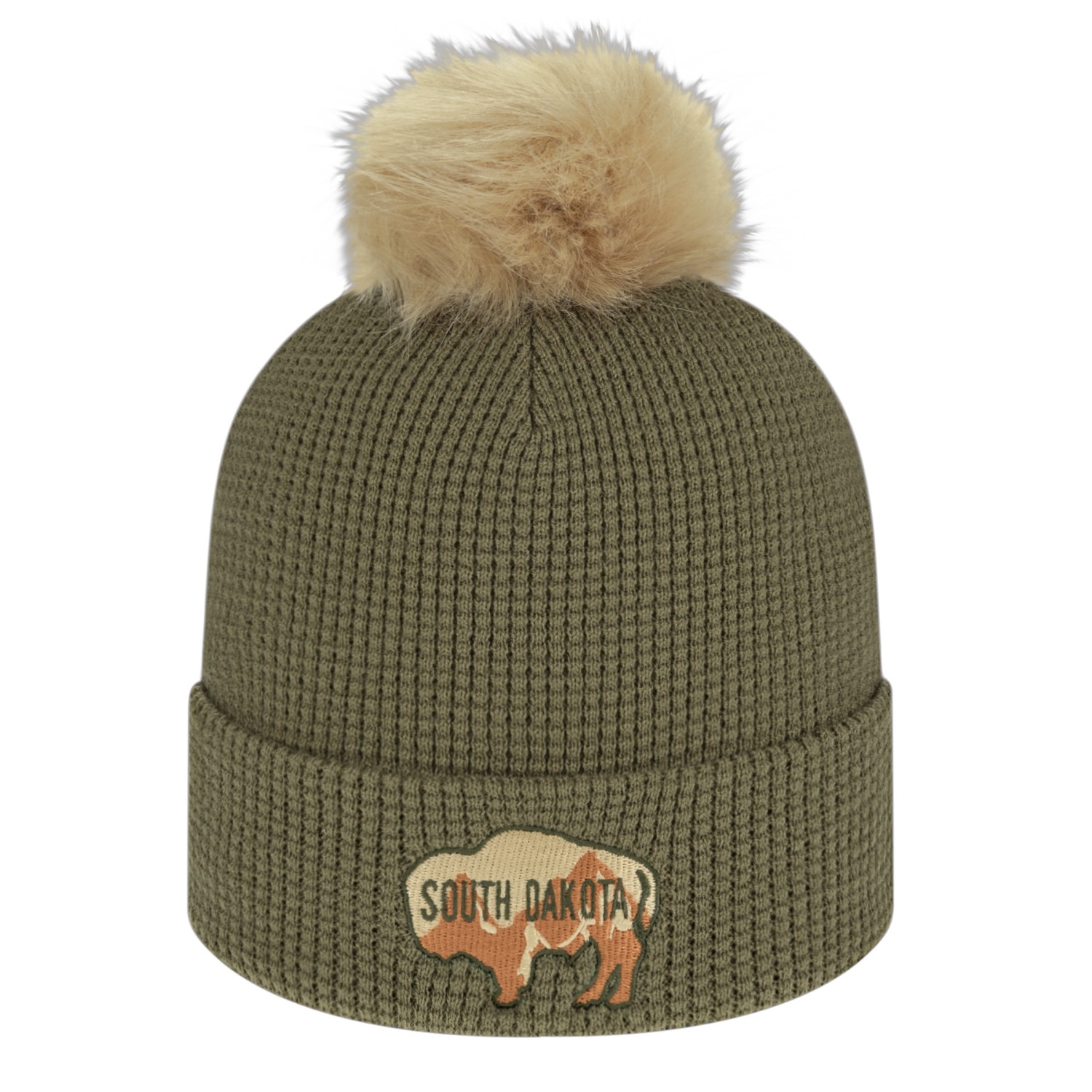 Picture of Waffle Knit Cap With Cuff