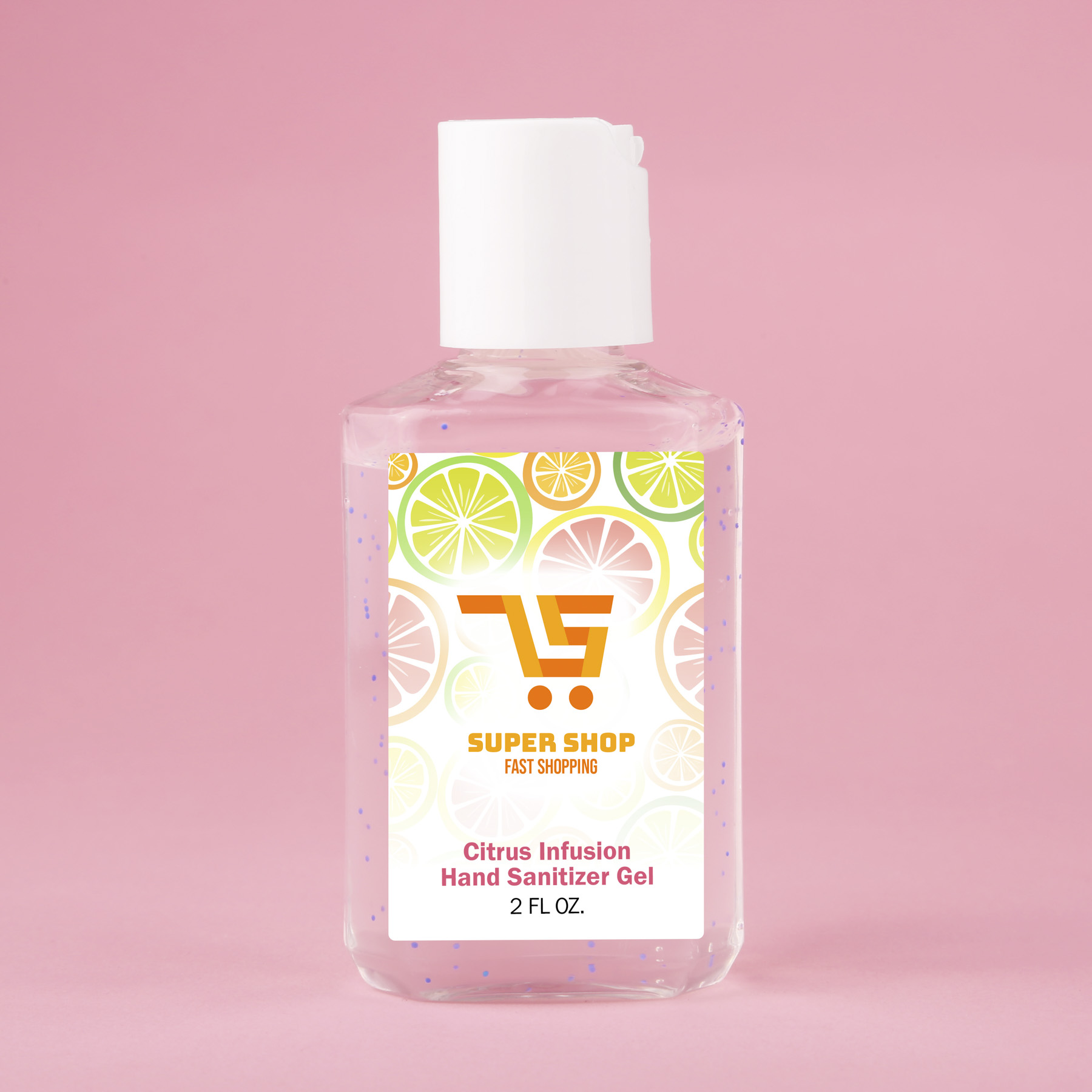 Picture of 2oz Travel Gel Hand Sanitizer With Moisturizing Beads