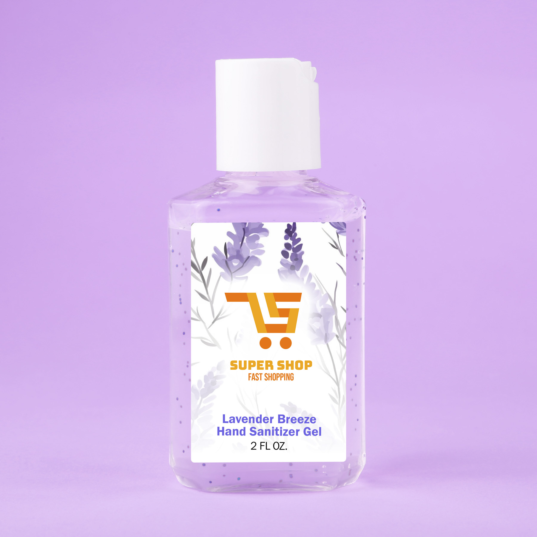 Picture of 2oz Travel Gel Hand Sanitizer With Moisturizing Beads