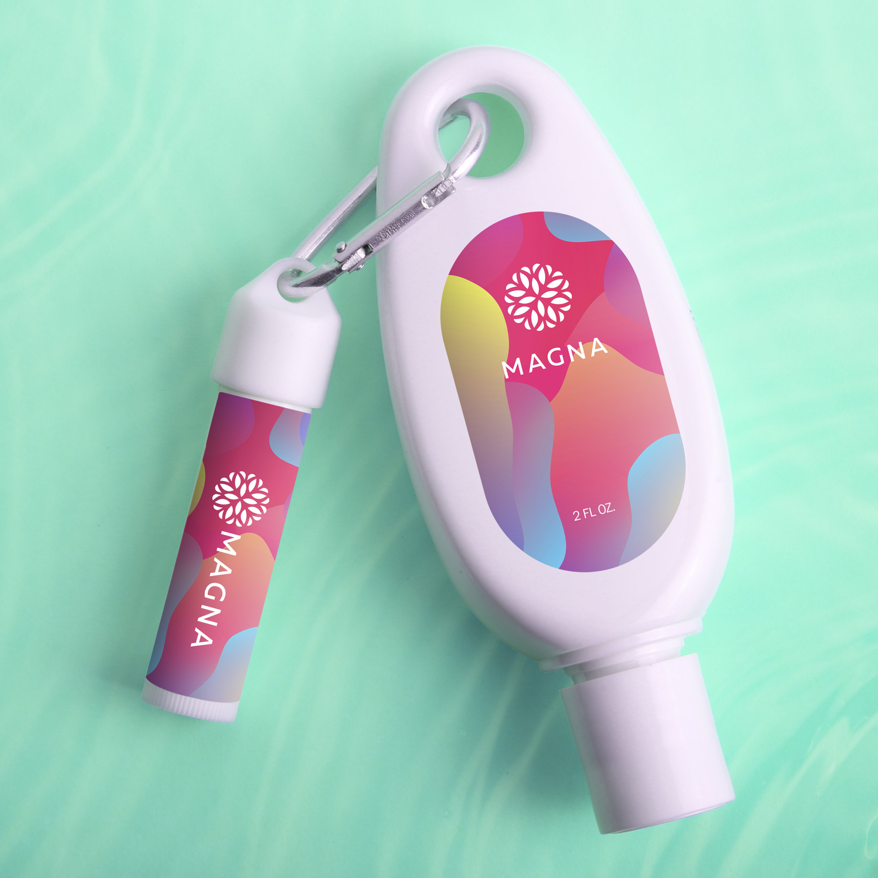 Picture of Sunscreen & Lip Moisturizer Carabiner Kit