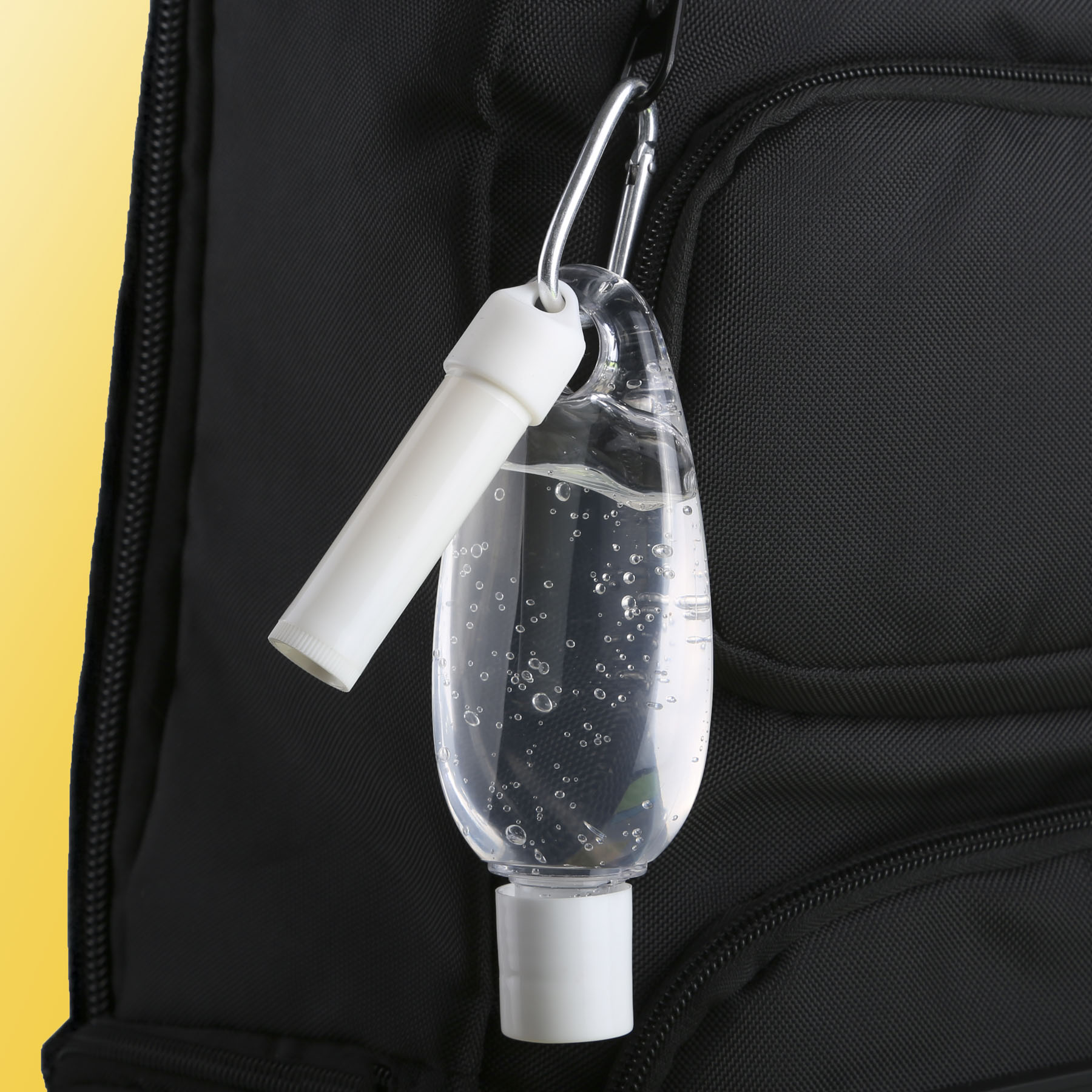 Picture of Hand Sanitizer & Lip Moisturizer With SPF15 Carabiner Kit