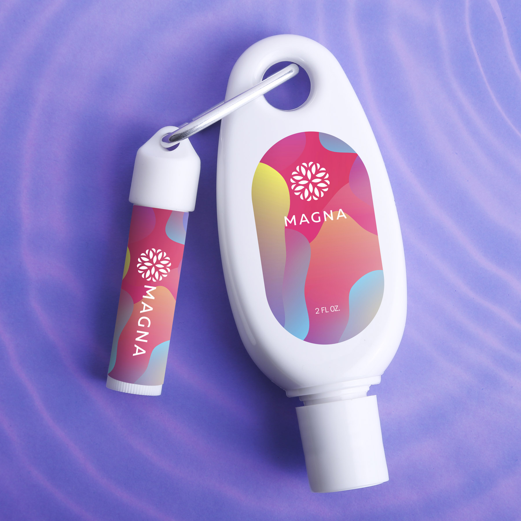 Picture of Sunscreen & Lip Moisturizer Carabiner Set