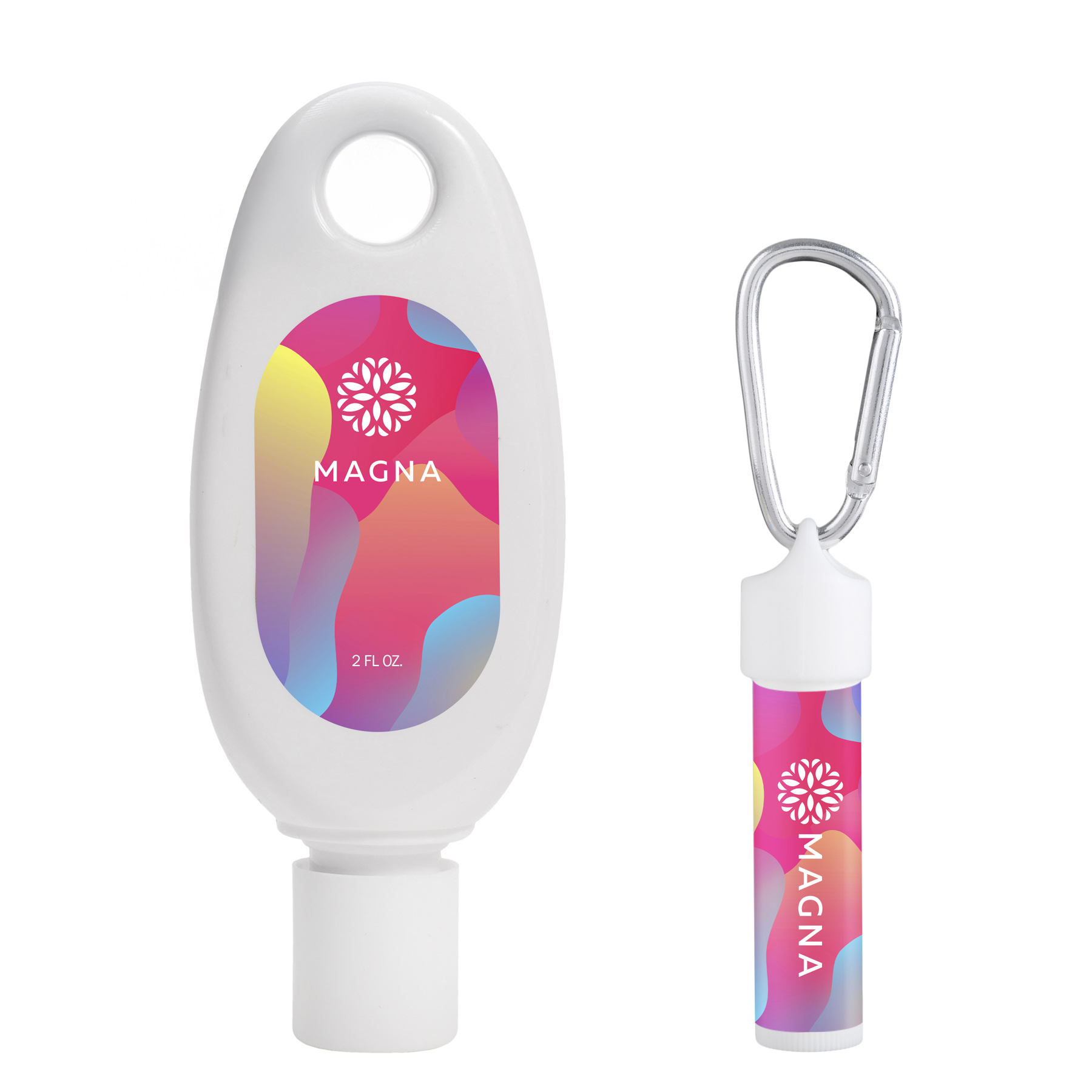 Picture of Sunscreen & Lip Moisturizer Carabiner Set