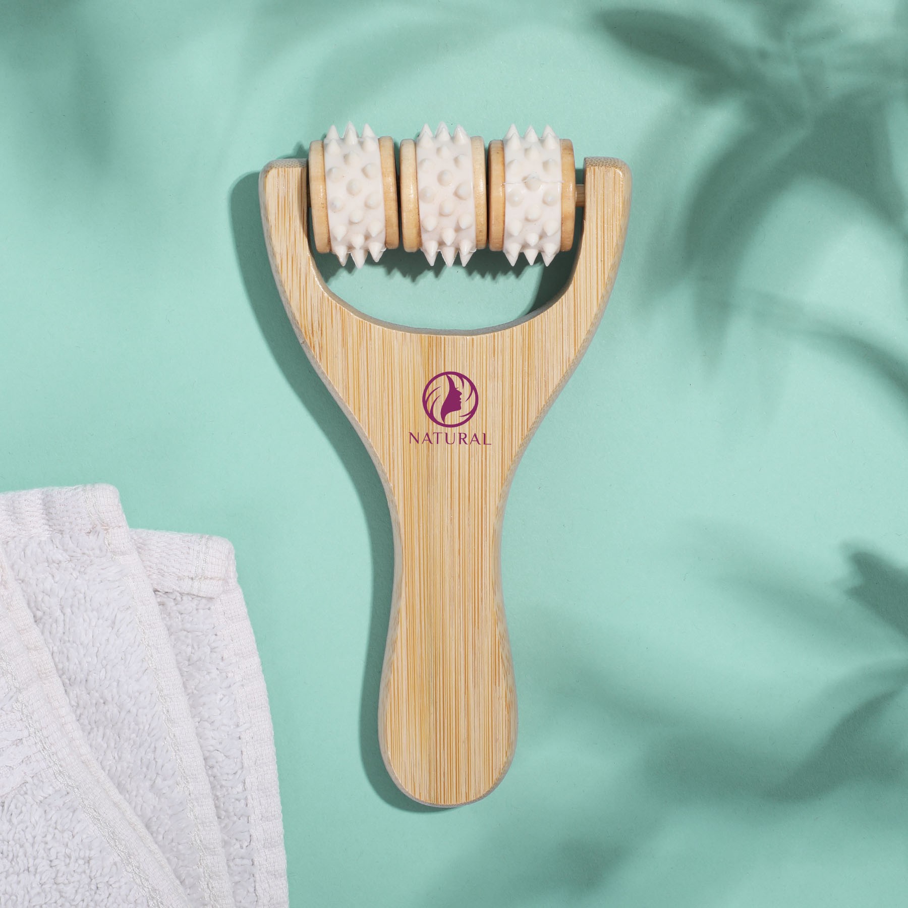 Picture of Rollax Handheld Bamboo Massager