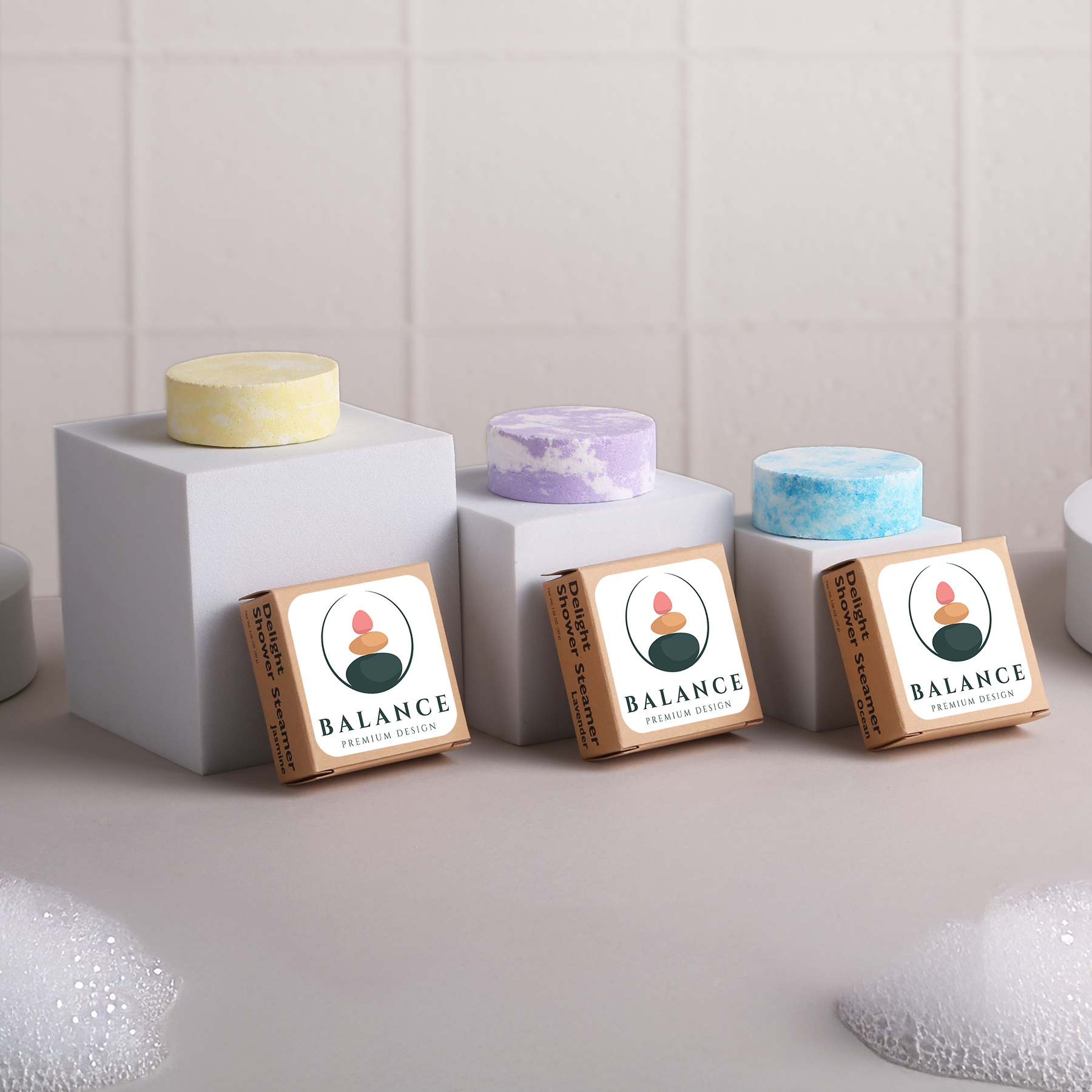 Picture of Delight Shower Steamers: 3 Piece Set