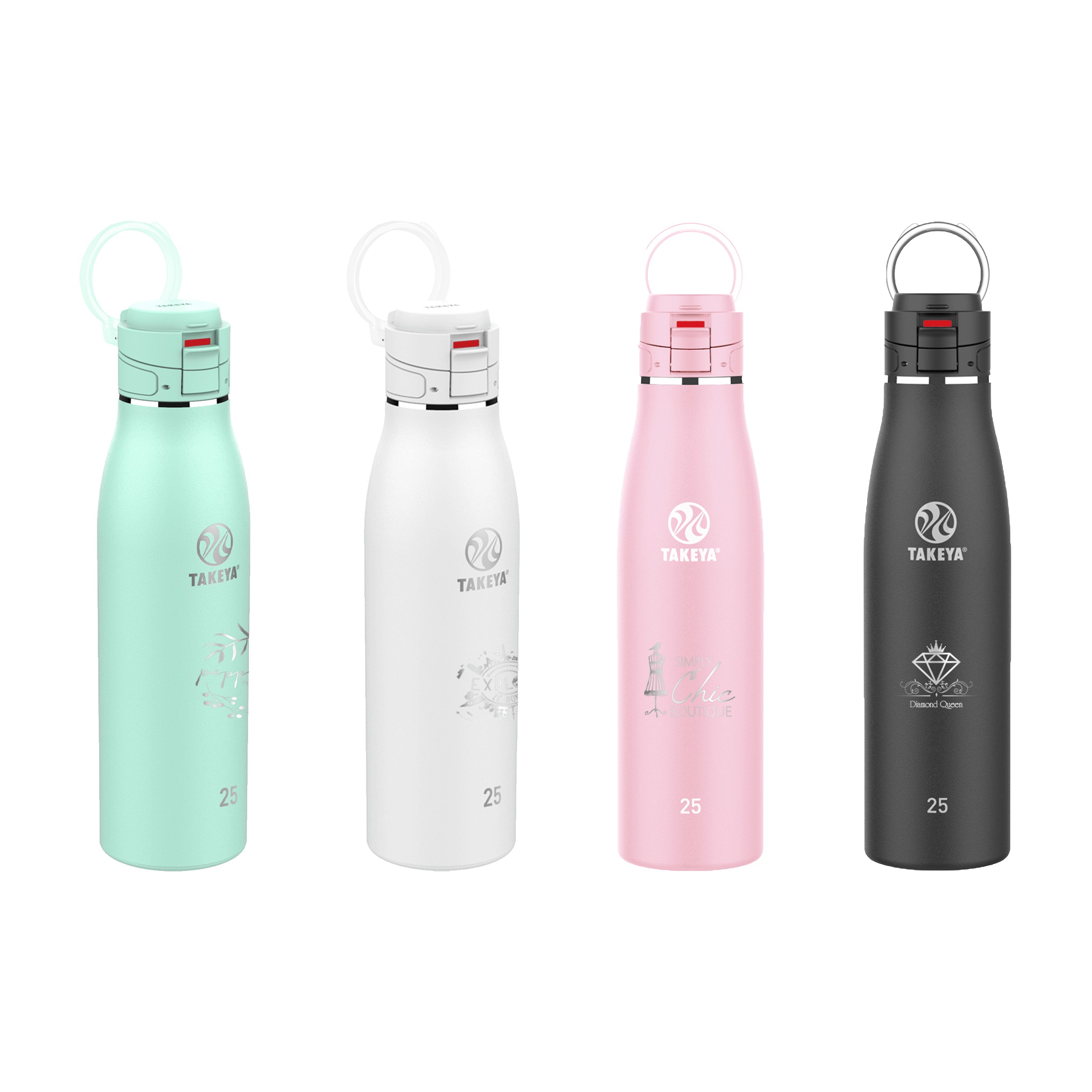 Picture of Takeya® 25 oz. Traveler Bottle, Laser, Premium